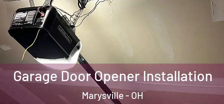  Garage Door Opener Installation Marysville - OH