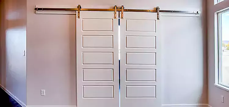 Glass Barn Door with Installation Hardware Kit Marysville